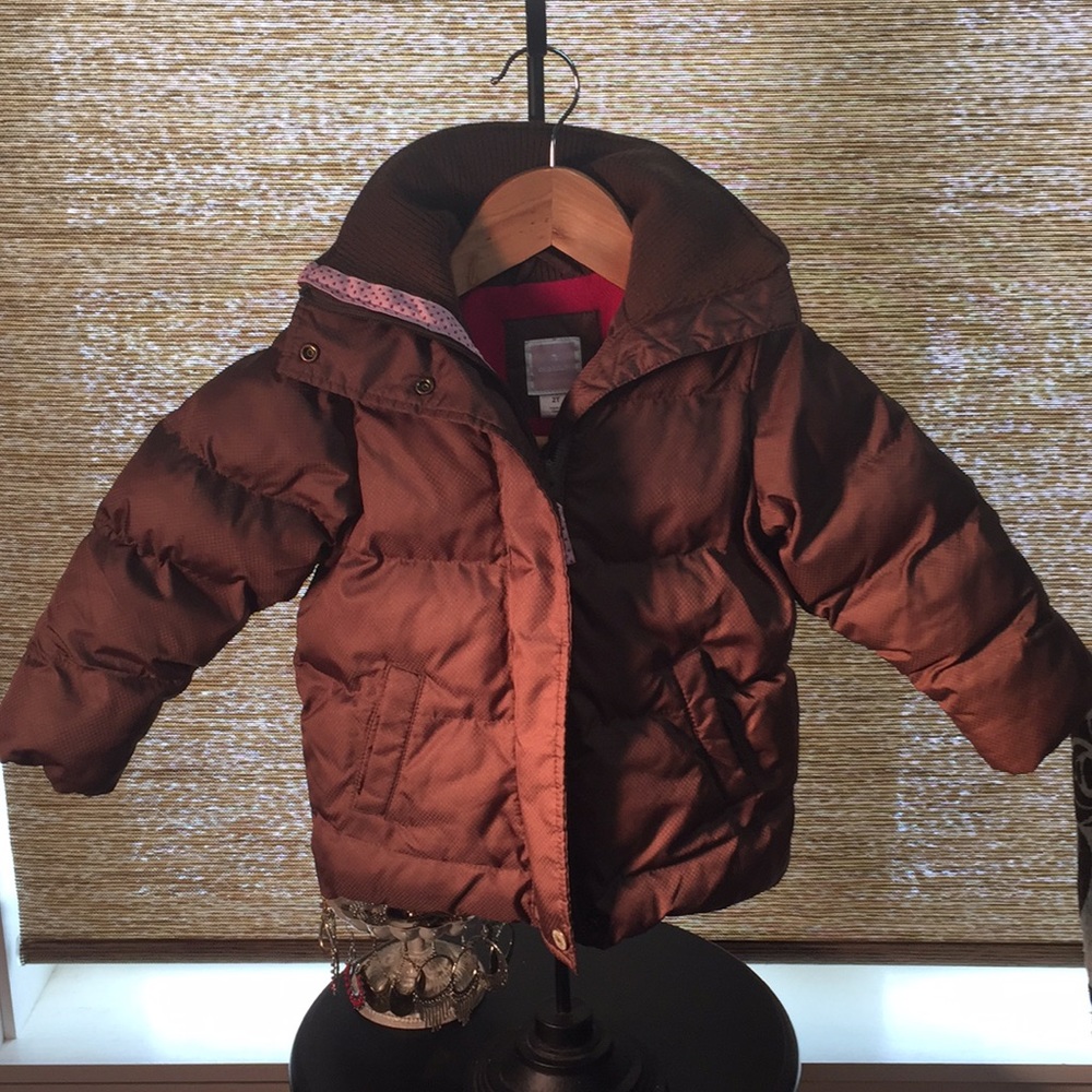 Girls 2T Old Navy Chocolate Puffer Jacket